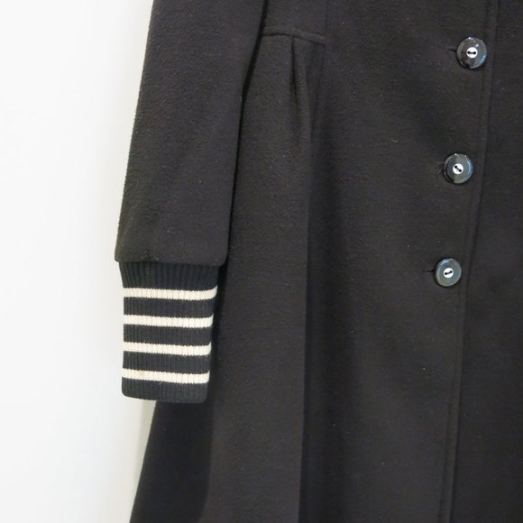Valmax wool like new black girls coat - Picture 4 of 4